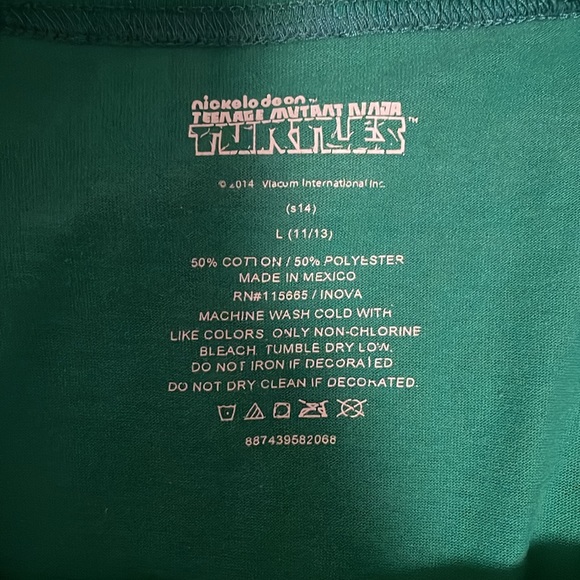 TMNT Pizza Short Sleeve Jersey Tee - Picture 3 of 3